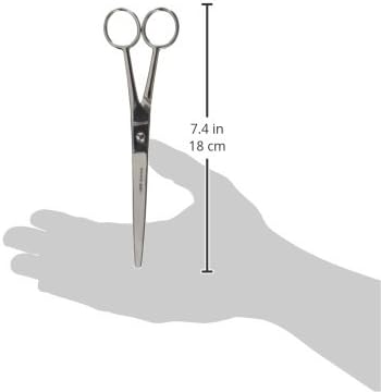 Mars Professional Stainless Steel Grooming Shears, Filipino Style, 8 inch Length