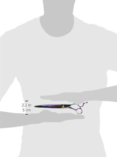 Master Grooming Tools 5200 Rainbow Series Shears — High-Performance Shears for Grooming Dogs - Curved, 8½"