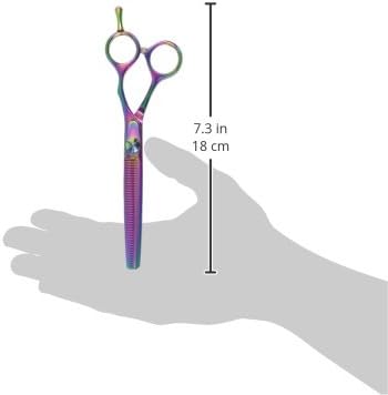 Master Grooming Tools 5200 Rainbow Series Shears — High-Performance Shears for Grooming Dogs - Thinners, 6½"