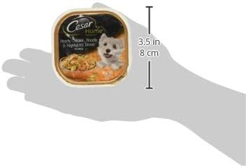 Cesar Home Delights Canine Cuisine Hearty Chicken, Noodle & Vegetable Dinner in Sauce