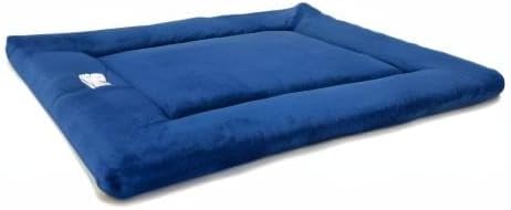 Pet Dreams Dog Crate Cover & Mat- Breathable Non-Toxic Kennel Topper for Single-Door Crates, Fits iCrate Dog Cages 18, 24, 30, 36, 42, 48 Inches (Blue, X-Large, 42โ)