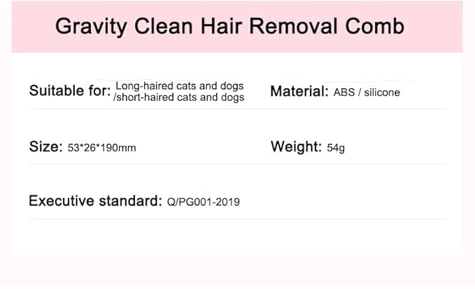 Cleaning Pet Brush or Comb, Hair Brush Remover, Floating Hair Pet Comb, Pet Hair Removal Brush, Pet Cleaning Grooming Tools