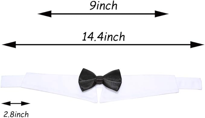 Lamphyface Pet Graduation Caps with Bow Tie Necktie Collar Dog Graduation Hats Accessory Costume for Dogs Cats