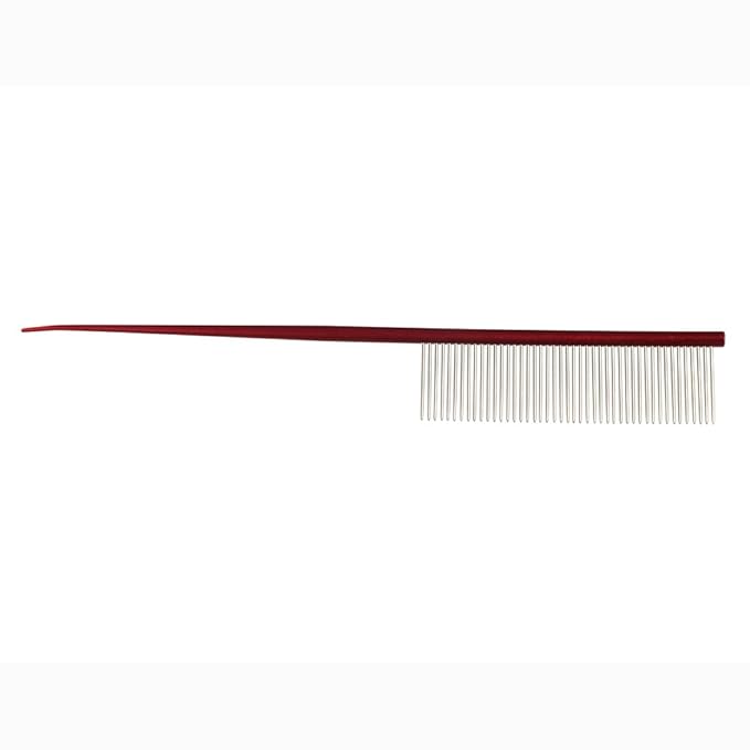 2Pcs Pet Hair Comb, Dog Grooming Comb with Stainless Steel Teeth Professional Pet Dematting Tool, Prevents Knots and Mats for Cat Dog Small Medium Pets