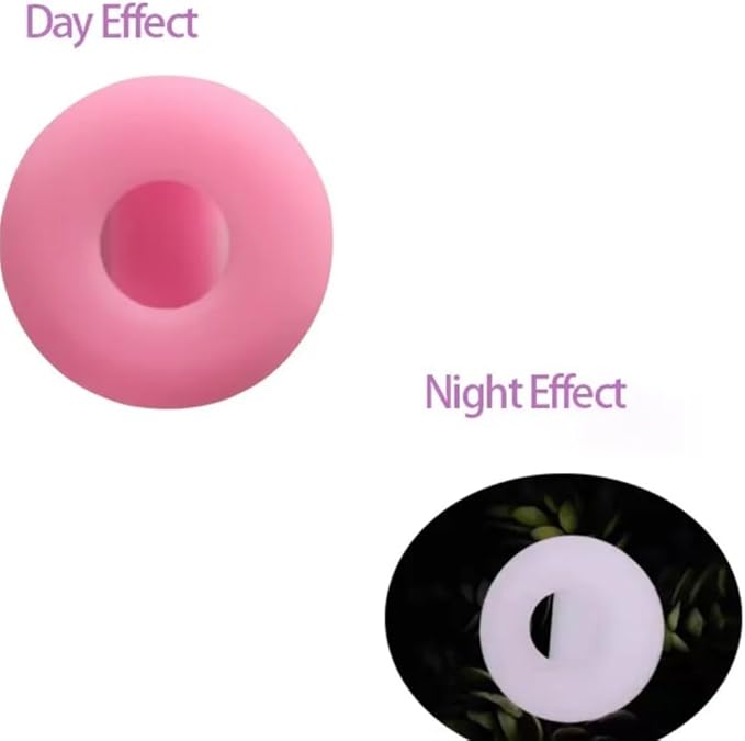 Dog/Cat Airtag Tracker Case 2 Pack (Ordinary Pink/Glow in The Dark Pink)