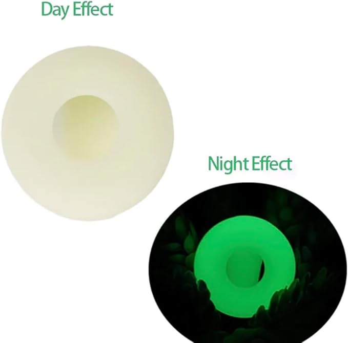 Dog/Cat Airtag Tracker Case 2 Pack (Ordinary Grey/Glow in The Dark Beige)