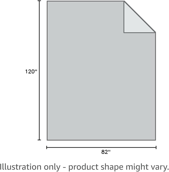 gogobunny 100% Double-Sided Waterproof Dog Bed Cover Pet Blanket Sofa Couch Furniture Protector for Puppy Large Dog Cat, Reversible (82x120 Inch (Pack of 1), Dark Grey/Light Grey)