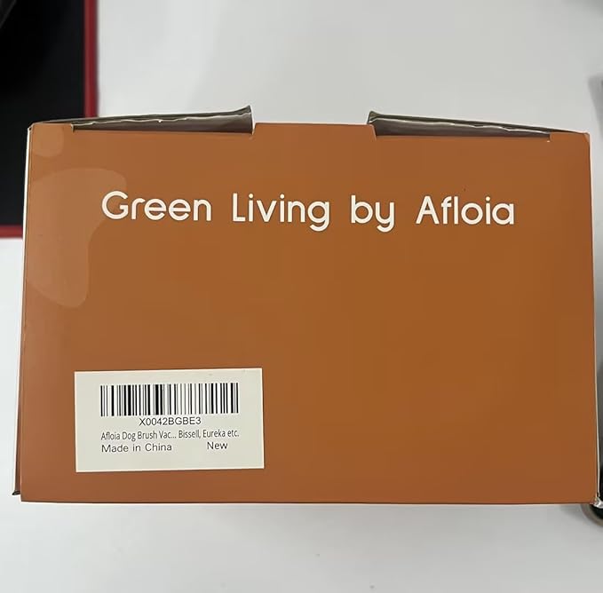 Afloia Innovative Pet Grooming Kit: Dog Brush Vacuum Attachment, Cat Brush with 1-1.5" Hoses Diameter Universal Adapter, Compatible with Most Round Vacuum Cleaners like Bissell, Eureka etc., Orange