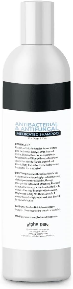 Dog Shampoo - Soothing Skin Support & Deep Deodorizing Formula for Dogs & Cats - Hot Spot Aid, Itch Relief & Dandruff Care - 16oz