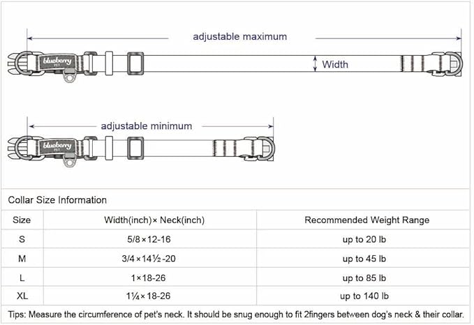 Blueberry Pet 3M Reflective Dog Collars | Adjustable Dog Collar w/Multi-Colored Stripe - Warm Tone Rainbow Color | Nylon Pet Collars for Dogs & Refflective Dog Collar for Small Dogs
