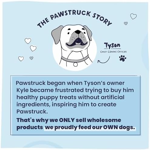 Pawstruck Premium 5-8" Bully Sticks for Dogs, 1 lb Bag - 100% Digestible Natural Beef Low Odor Long Lasting Chew for Medium Large Dogs - Single Ingredient Rawhide Free Treat Enrichment