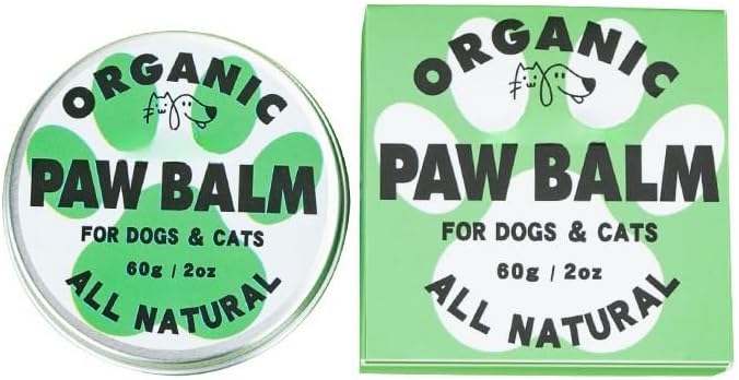 Cat Dog Paw Balm Wax(2 Oz), Relieve Restores Dry Dog's Paw Blam, Natural Cream, for Cracked Dry & Damaged Paws Moisturizer & Protection for Dog Feet, Nose & Elbows Snout Soother for Cat Dogs Pet