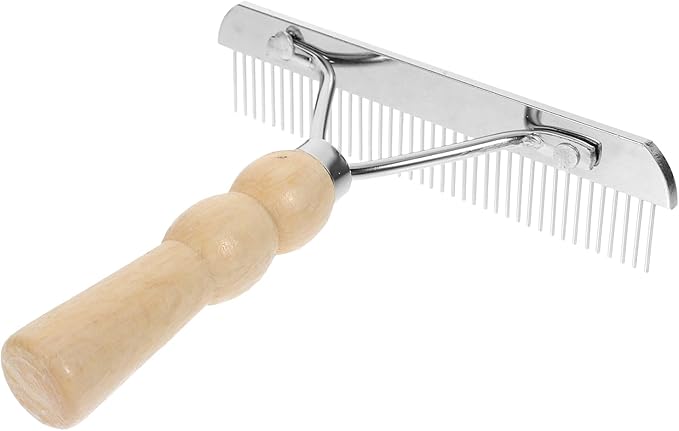 balacoo 2Pcs Horse Nail Rake Comb - Pet Horse Hair Comb, Horse Brush Steel Comb for Hair, Pet Mane Pulling Tool, Pet Horse Hair Brush, Mane Brush Dog Deshedding Brush