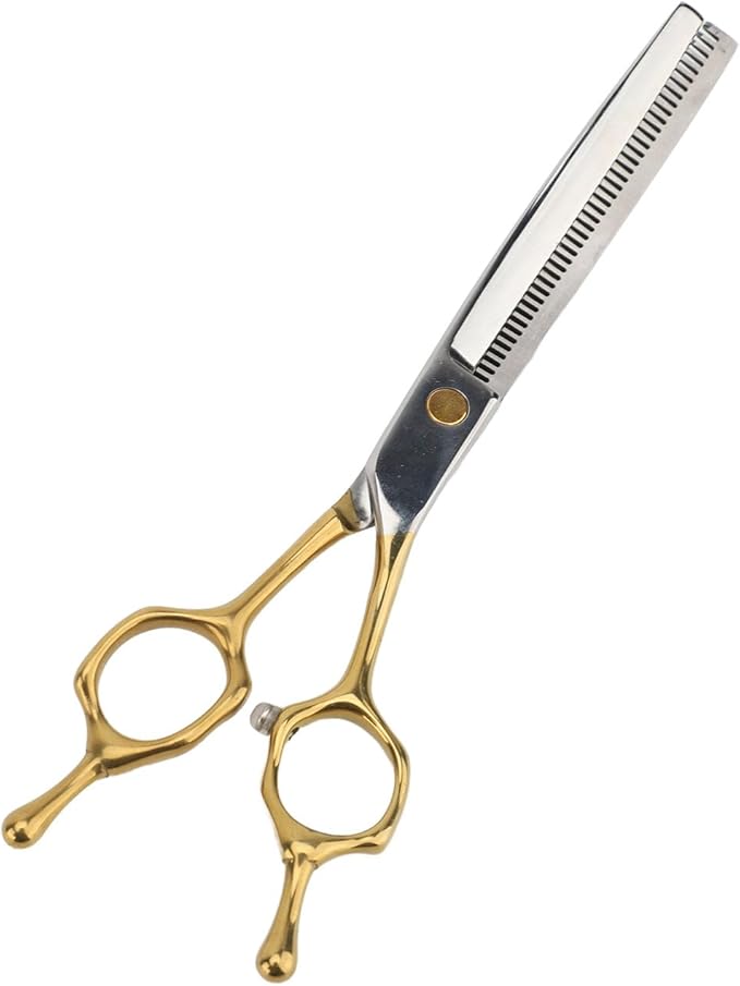 Curved Thinner Dog Grooming Scissors, 7 Inch 42 Teeth Stainless Steel Pets Grooming Scissors, Professional Pet Shears for Groomer, Long Hair Cutting for Animals (Curved Thinning A)