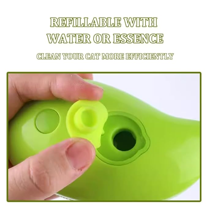 Cat Steam Brush,Cat Dog Pet Spray Massaging Comb One Button Spray, Flyaway Hair Prevention, Gentle on Skin, Massages and Cleanses. Enhance Inner Softness