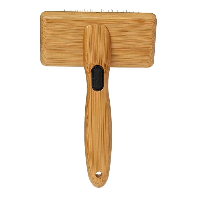 Bamboo Groom Soft Slicker Brush Medium