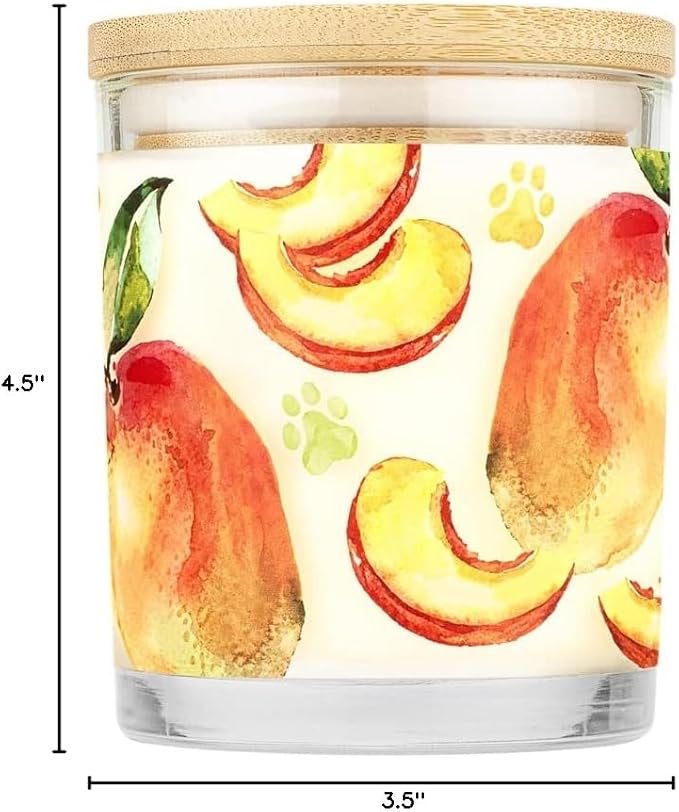 One Fur All Mango Peach Pet House Candle