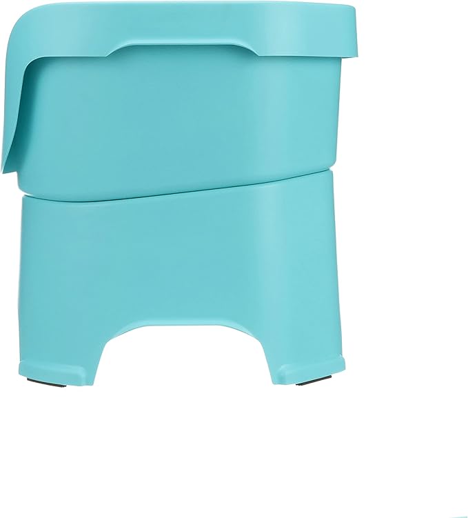 Neater Feeder Deluxe Mess Proof Dog Bowls Elevated for Large Breed – Made in USA – No Spill Raised Dog Food Bowl Stand – Stainless Steel Food and Water Bowl Set, Pet Dish Feeding Station, Aquamarine