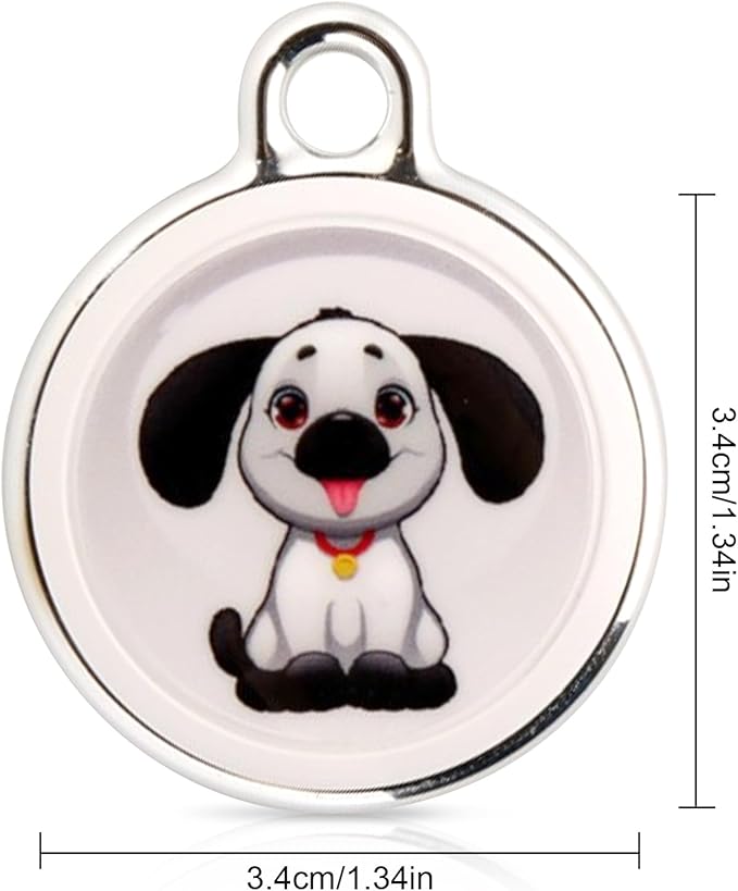 Cat Collar Cat Tracker Collar Dog Tracker Pet Tracker Kittens GPS Tracker for Cats Dogs| Android and iOS Universal| No Monthly Fee | No Charging Required | Waterproof | Smart Anti-Loss Locator (Dog)