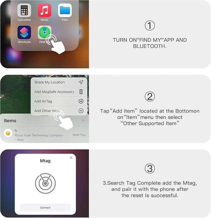 Mini GPS Tracker for Vehicles,Car GPS Tracker Work with Apple Find My(iOS Only),Full Global Coverage Location Tracker for Finding Vehicles/Person/Pets/Items,No Subscription Required (Black,1PCS)