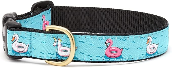 Up Country Floaties Dog Collar, Small (9 to 15 inches) 5/8 inch Narrow Width