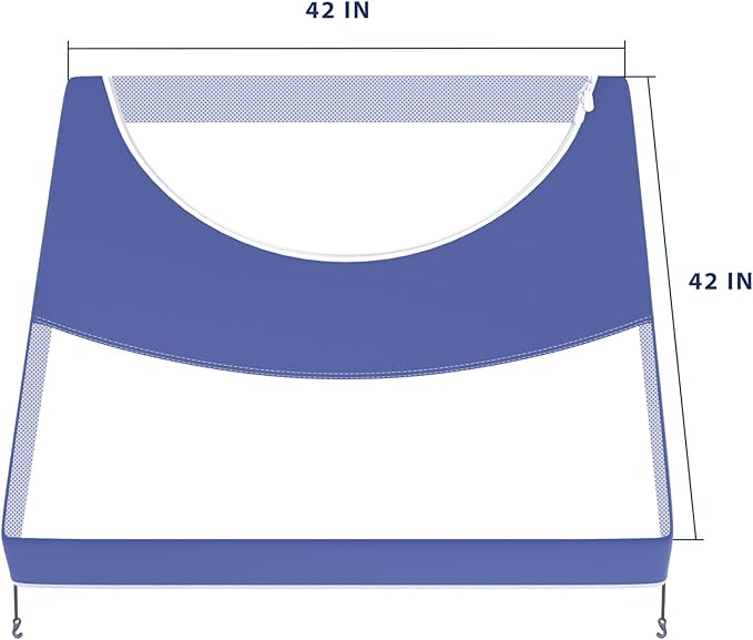 Puppy Playpen Cover, Fit for 42X42 Inch Dog Playpen, Used to Prevent Pets from Escaping(Contains Only Cover)