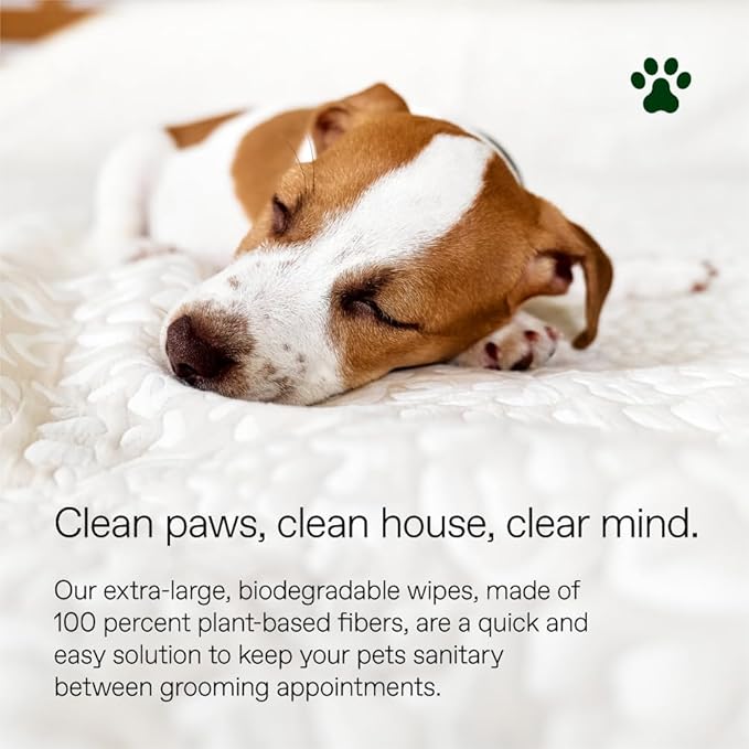 ALŌH Hypoallergenic | All-Natural | Multi-Purpose Pet Wipes. Lavender + Wild Mint 50ct Wipes