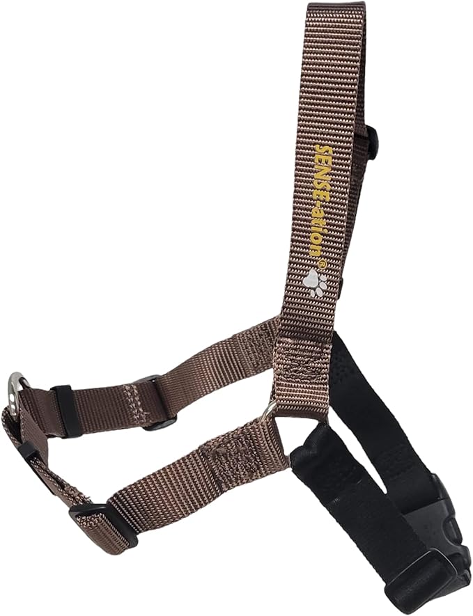 The Original Sense-ation No-Pull Dog Training Harness (Small, Brown)