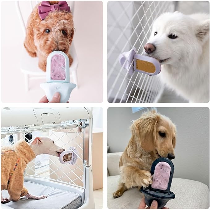 Diggs Groov Crate Training Aid for Puppies - Dog Crate Licking Toy and Puppy Training Aid - Safe, Calming Dog Enrichment Kennel Toy (Blush)