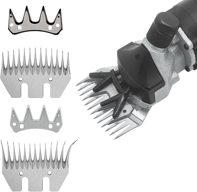 13 Tooth Sheep Shear Clipper Replacement Blades for Electric Sheep Clippers( 2 Sets )