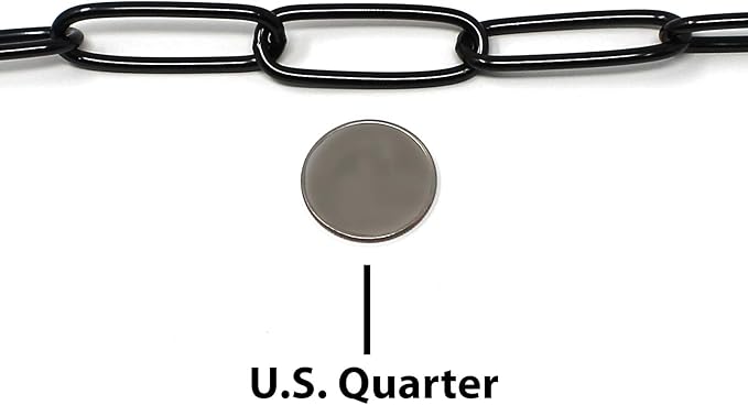 Herm. Sprenger Black Stainless Steel Long Link Fur Saver Dog Training Collar | No-Pull Slip Chain for Small Medium Large Dogs for Easy Control Made in Germany | 3mm, 53cm (21in)