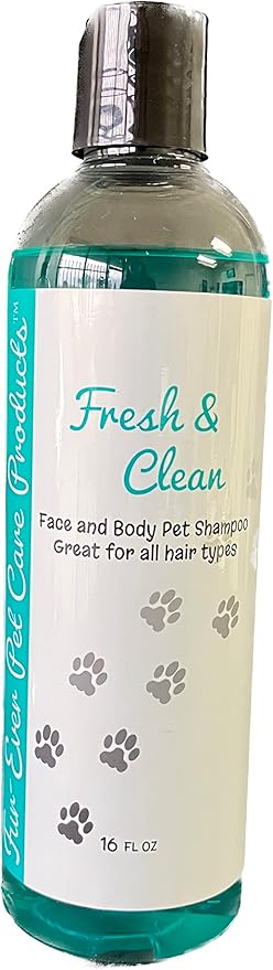 Fresh & Clean Face and Body Pet Shampoo (16oz)