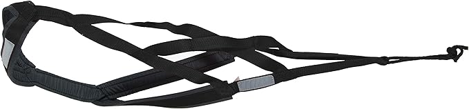 Neewa X-Back Racing Harness - Large/X-Large, Black | High-Performance Mushing Gear | Slim Long-Bodied Canines | Neck 17in, Chest 31in, Back 26in