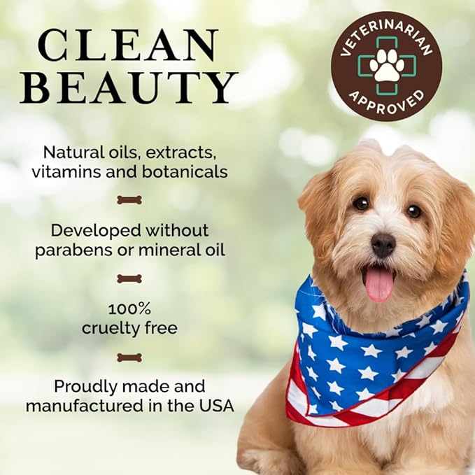 5-in-1 Moisturizing Puppy Shampoo - Tearless Shampoo for Puppies Cleanses, Soothes, Refreshes and Moisturizes, 480ml