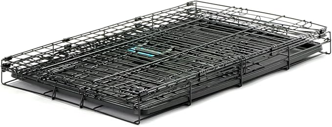 Carlson Secure and Compact Double Door Metal Dog Crate, Medium with Divider Panel