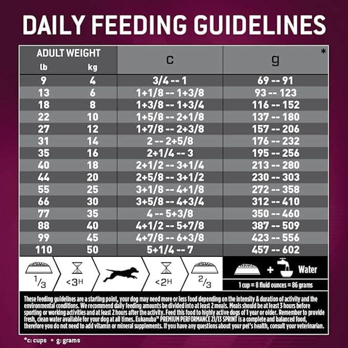 Eukanuba Premium Performance 21/13 Sprint Adult Dry Dog Food, 4.5 lb. Bag