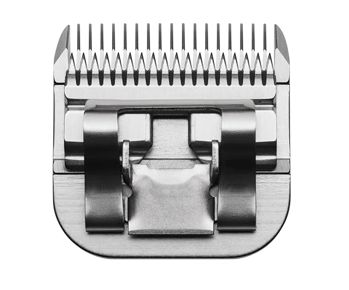 Andis 72615 Ultra Edge Detachable Dog Clipper Blade – Carbon-Infused Steel, Long-Lasting Sharp Edges with Deep Teeth, Removes Hair 3/8-Inch (9.5 mm) - Fits AG, AGC, BDC Models - Size-4 FC, Chrome