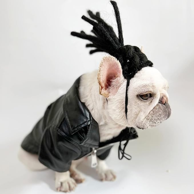 pet k9 Funny Dog Cosplay Wig, Headwear Apparel Toy,Pet Costumes, Cat Dress up for Halloween, Christmas, Parties, Festivals, Dog Wigs