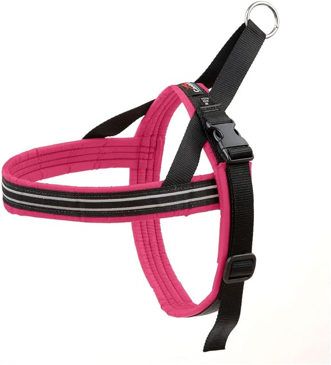ComfortFlex Sport Harness - American Made No Pull XXL Dog Harness - Lightweight, Padded, Reflective No Rub Harness for Walking, Running and Control - XXLarge, Berry