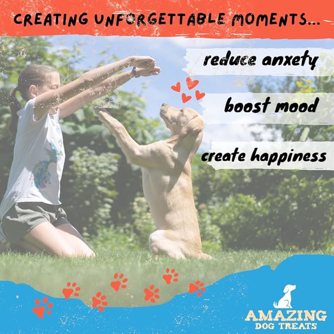 Amazing Dog Treats - Stuffed Shin Bone for Dogs (Acai Blend, 5-6 Inch - 3 Count) - All Natural Dog Bones