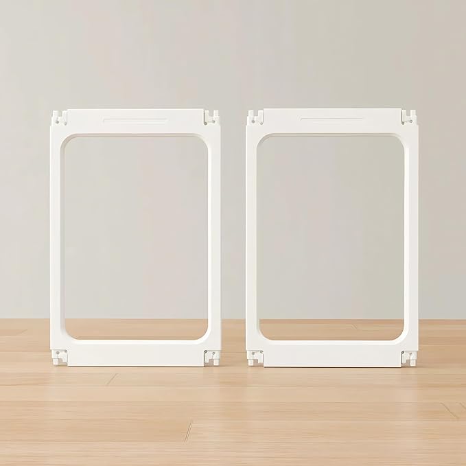 Clear Acrylic Dog Playpen, Easy Assembly Indoor Pet Pen, Sturdy & Easy-Cleaning Plastic Fence for Puppies, Bunnies, Cats