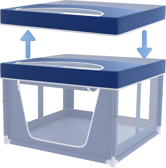 Dog Playpen Cover, Fit for 42X42 Puppy playpen, Used to Prevent Pets from Escaping, Contains Only Cover