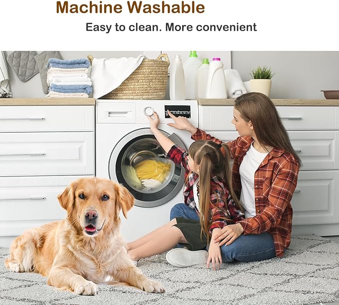 Bucephalus Waterproof Dog Blanket, Thick Reversible Soft Pet Blankets for Couch Bed Protection, Pee Proof Sherpa Fleece Blanket for Small Medium Large Dogs Puppy Cats Washable (Pink,50"×60")