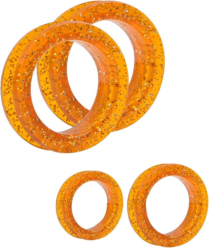 Barber Hair Scissors Finger Rings Pack of 6 Dog Grooming Scissor Accessories Pet Grooming Thumb Insert