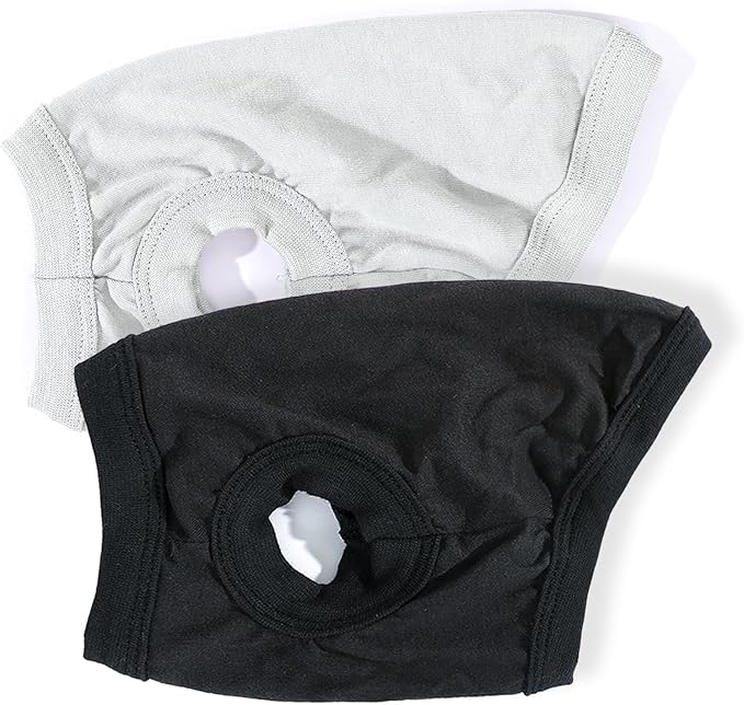 2-Pack Dog Shirts Solid Color Puppy Clothes Summer Sleeveless Pet Tshirts Dog Clothes for Small Medium Dogs Boy and Cats, XS, Black+ Grey