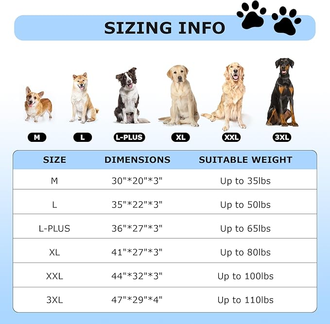 Washable Large Dog Bed Covers Soft Plush Replacement, Waterproof Dog Bed Liner, Pet Bed Cover with Zipper 36x27x3 Inches, Grey, Cover Only