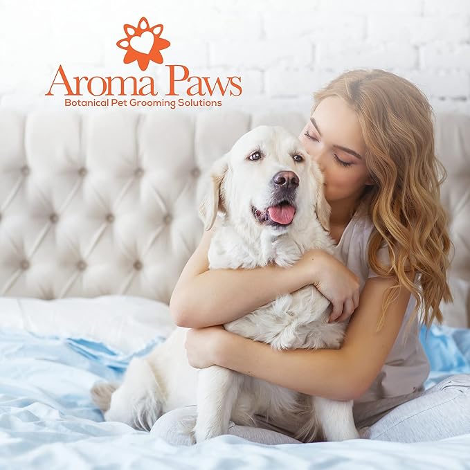 Scented Dog Coat Spray – Cleansing, Conditioning, Moisturizing – Toxin Free, Healthy Ingredients – Aromatic Grooming Puppy Spray – Loosens Knots, Tangles – 4.5 Oz., Pomegranate Cucumber