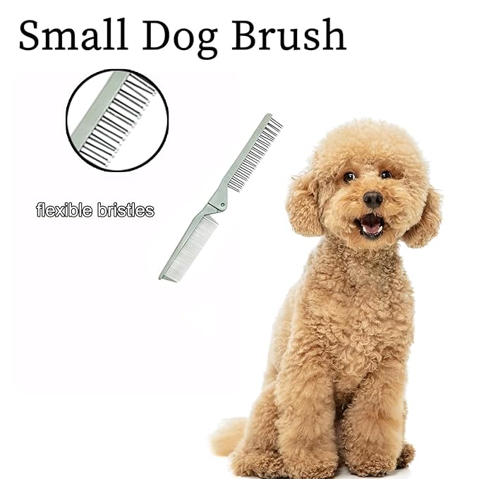Cloud Shape Small Dog Grooming Brush and Folding Small Dog Grooming Brush