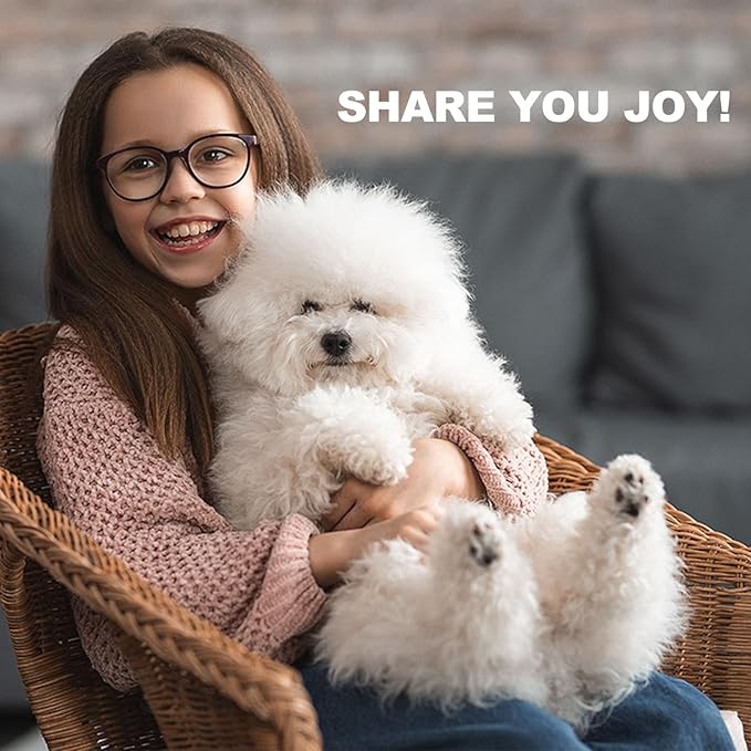 Dog Cat Scissors for Grooming, Pet Shears for Thick Coats and Matted Hair, Thinner Curved Straight Chunker Stainless Steel Shears Blue