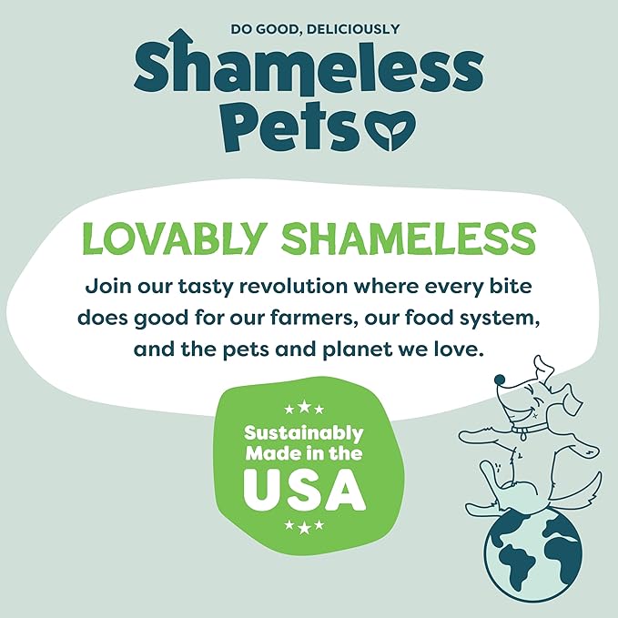 Shameless Pets Crunchy Dog Treats - Snack Mix Variety, 10oz - Healthy Dog Biscuits & Cookies Treats for Small, Medium, and Large Dogs - Made in The USA - Free from Corn & Soy